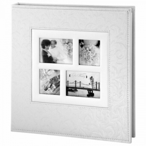 Фотоальбом магнитный Brauberg, свадебный, на 40/200 фотографий, 20 листов 30х32см, 4 рамки для фото (390691)