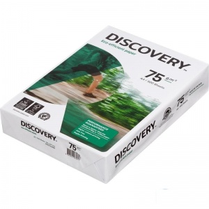 Бумага белая Discovery (А4, 75 г/кв.м, 161% CIE) 500 листов