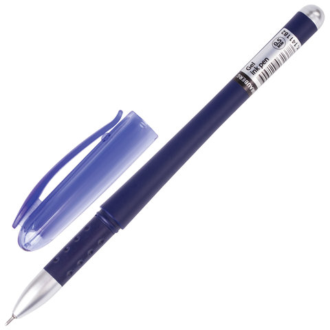 Ручка гелевая Brauberg Impulse (0.35мм, синий, игольчатый наконечник) 1шт. (141182)