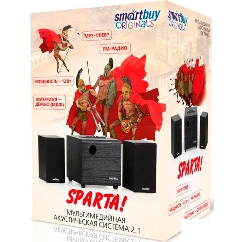 Акустическая система Smartbuy Sparta, стационарная, цвет черный