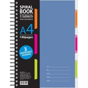 Бизнес-тетрадь А4 Attache Selection Spiral Book, 140 листов, клетка, на спирали, синяя (230x298мм)