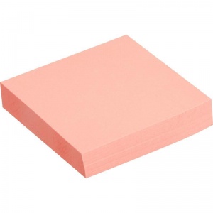 Стикеры (самоклеящийся блок) Attache Economy, 51x51мм, розовый, 100 листов
