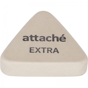 Ластик Attache Extra, натуральный каучук, треугольный, 40x38x10мм, 1шт.