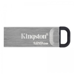 Флэш-диск USB 128Gb Kingston DataTraveler Kyson, USB 3.2, серебристая (DTKN/128GB)