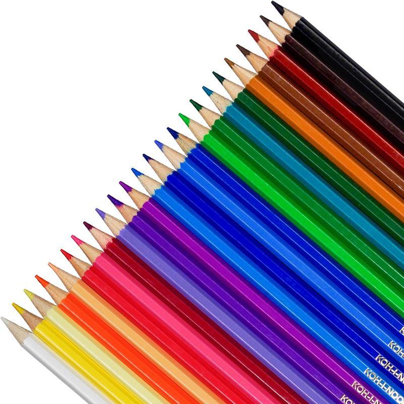 Карандаши цветные 24 цвета Koh-I-Noor Лео (L=175мм, d=3мм, 6гр) (3554024034KS)