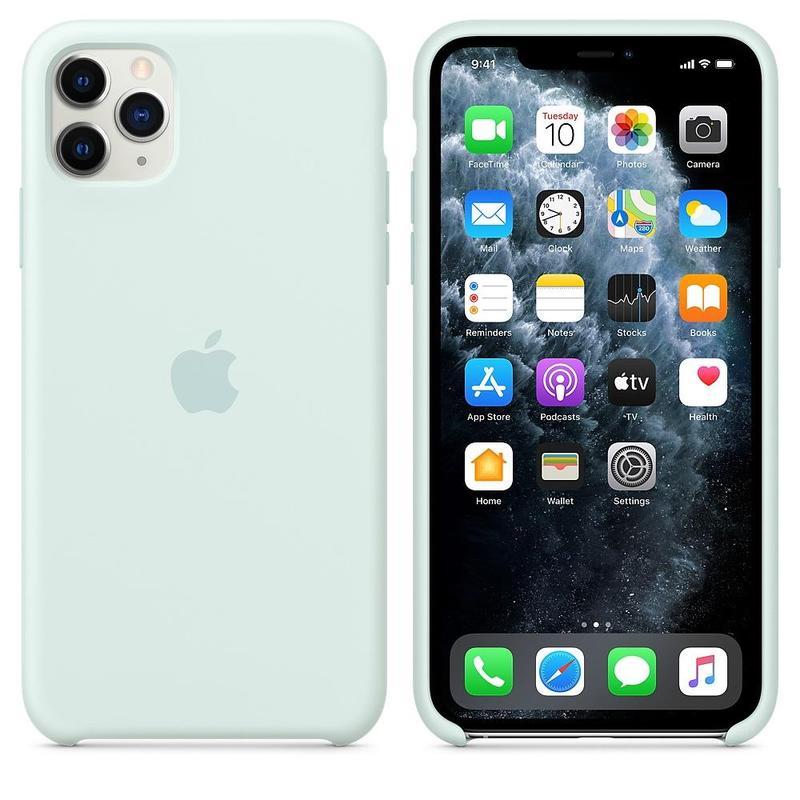 Чехол-накладка (клип-кейс) Apple Silicone Case для iPhone 11 Pro Max, морская пена (MY102ZM/A)