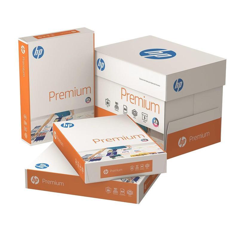 Бумага белая HP Premium (А4, 80 г/кв.м, 161% CIE) 500 листов