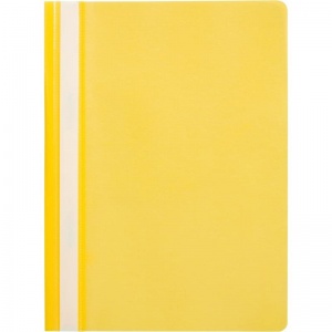 Папка-скоросшиватель Attache Economy (А4, до 100л., пластик, 0.11мм) желтая, 10шт.