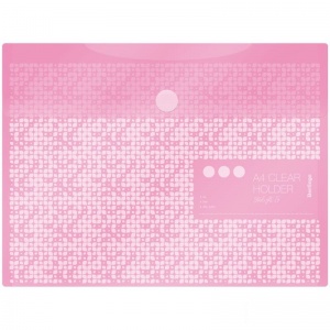 Папка-конверт на липучке Berlingo Starlight S (А4, 180мкм) пастель, розовая (AKk_04034), 10шт.