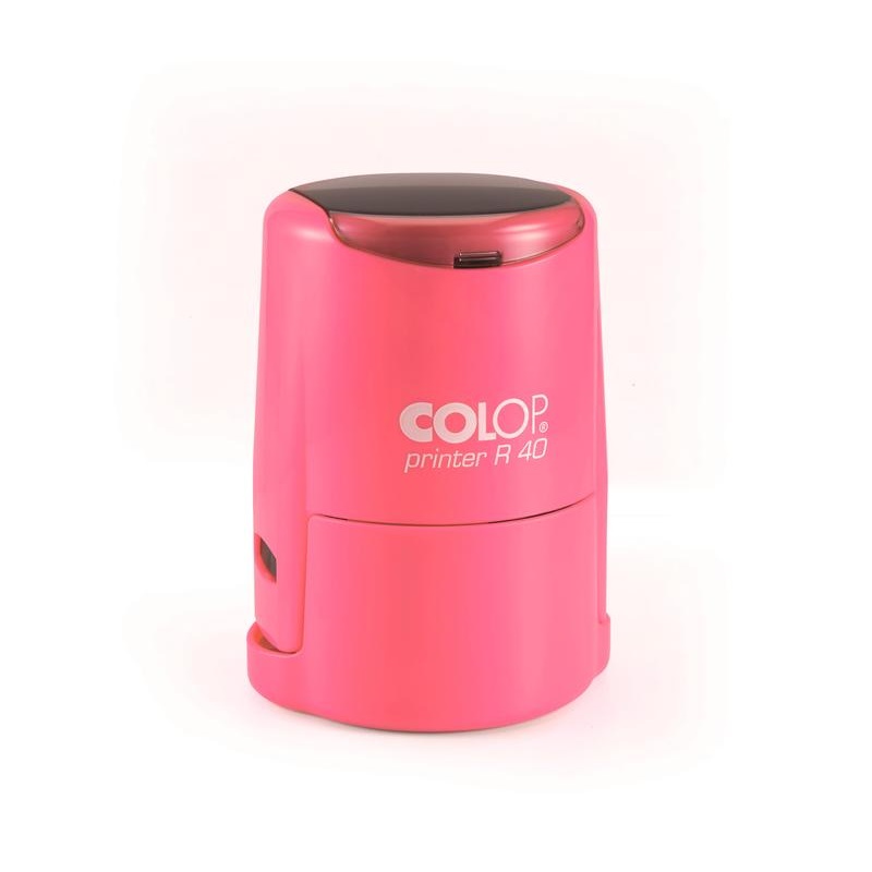 Оснастка для печати Colop Printer R40 Neon (d=40мм, круглая, пластик, с крышечкой) розовая