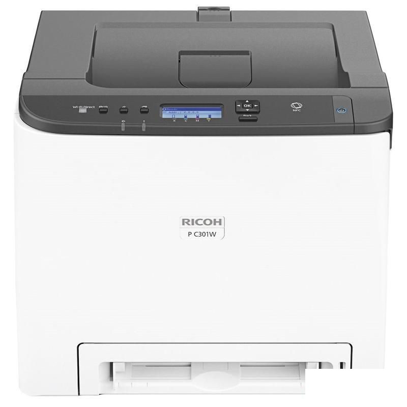 Принтер лазерный цветной Ricoh LE P C301W, черный/белый, USB/LAN/Wi-Fi (408335)