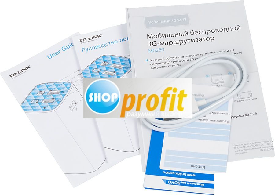 Мобильный аккумулятор TP-Link TL-PB10400, 10400мAч, белый/голубой (TL-PB10400)