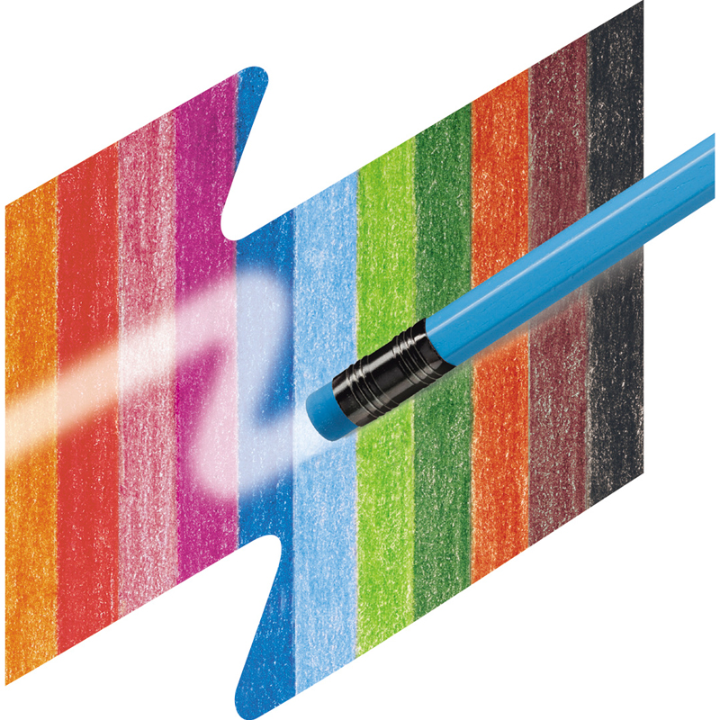 Карандаши цветные 12 цветов Faber-Castell (L=175мм, d=3.2мм, 6гр + ластик) (116612), 5 уп.