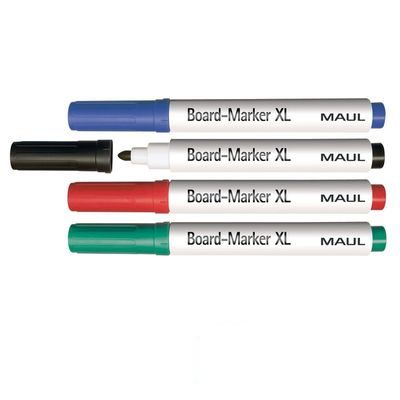 Набор принадлежностей для магнитно-маркерных досок Hebel Maul (4 маркера, 5 магнитов, губка, спрей) (6386099)