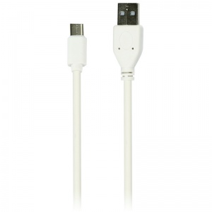Кабель USB2.0 SmartBuy iK-3112, USB2.0 (A) - Type C, 2A output, 1м, белый (iK-3112 white)