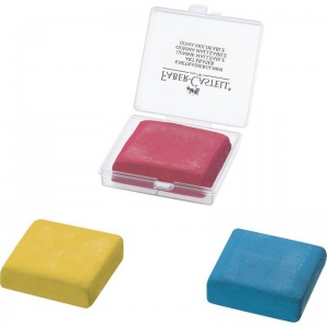 Ластик-клячка Faber-Castell (40x35x10мм) разные цвета, пластик. контейнер, 1шт. (127321)
