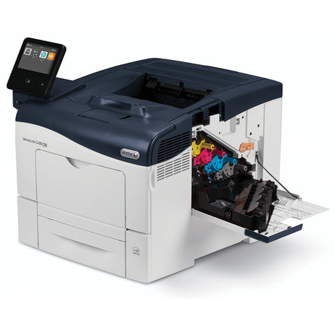 Принтер лазерный цветной Xerox VersaLink C400DN, белый/синий, USB/LAN (C400V_DN)
