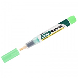Маркер меловой MunHwa Chalk Marker (3мм, спиртовая основа, зеленый) 24шт. (CM-04)