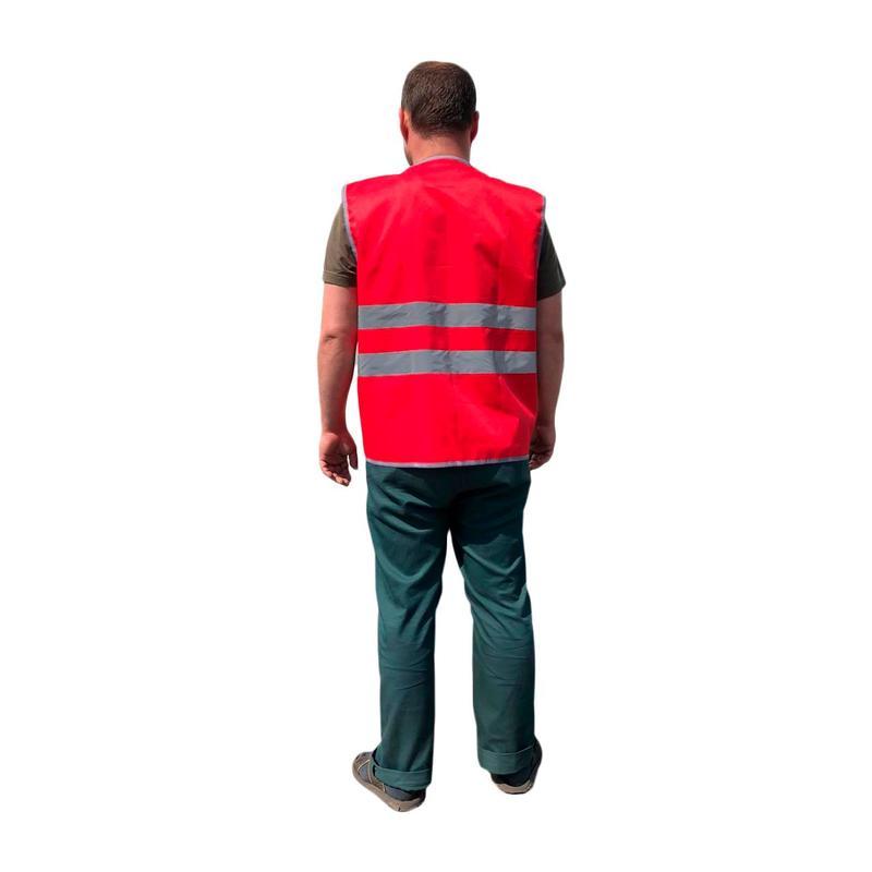 Спец.одежда Жилет сигнальный тип Т1, красный (размер XL, рост 52-54)