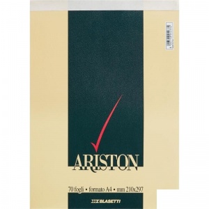 Блокнот 70л, А4 Blasetti Ariston, клетка, на сшивке (210x297мм)