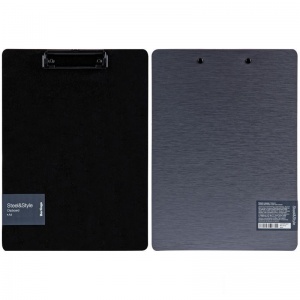 Доска-планшет Berlingo Steel&Style (A4, до 100 листов, пластик-полифом) серебристый металлик (PPf_93112)