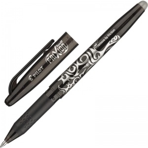 Ручка гелевая стираемая Pilot Frixion (0.35мм, черная, резиновая манжетка) 1шт. (BL-FR-7-B)