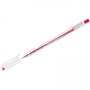 Ручка гелевая Crown Hi-Jell (0.35мм, красный) 12шт. (HJR-500B)