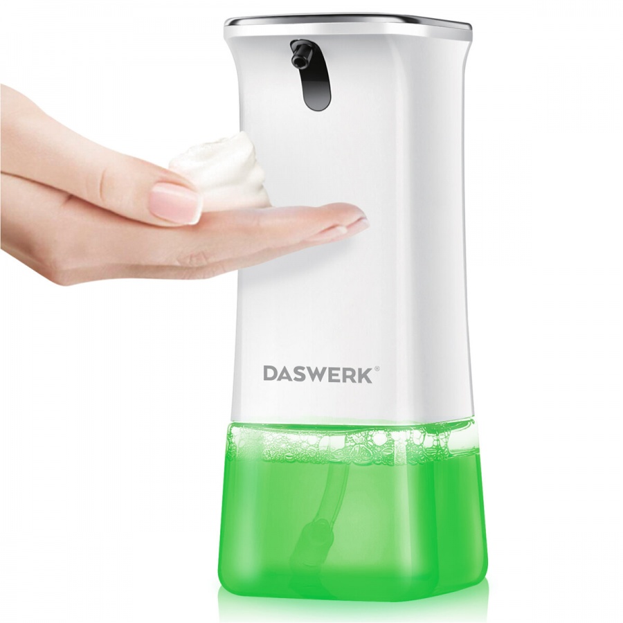 Диспенсер для жидкого мыла-пены Daswerk, 350мл, сенсорный, белый (607844)