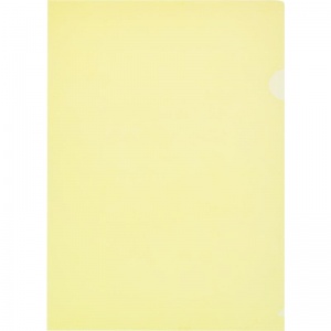 Папка-уголок Attache (А4, 100мкм, до 40л., полипропилен) желтая, 10шт.