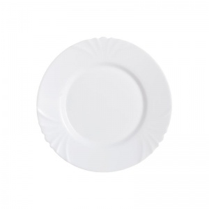 Тарелка обеденная Luminarc "Кадикс" 250мм, стеклянная, белая, 1шт. (H4132)