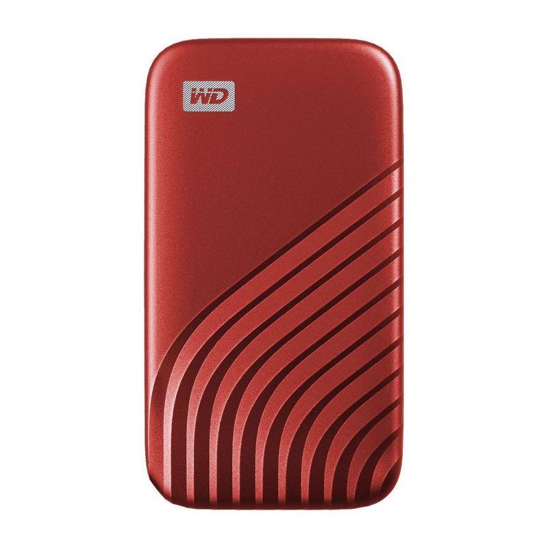 Внешний жесткий диск WD My Passport, 2Тб, красный (WDBAGF0020BRD-WESN)