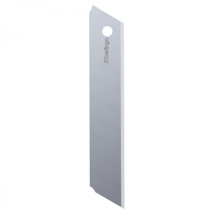 Запасные лезвия Berlingo для канцелярского ножа, ширина 18мм, 10шт. в пластиковом пенале, 10 уп. (BM4216)