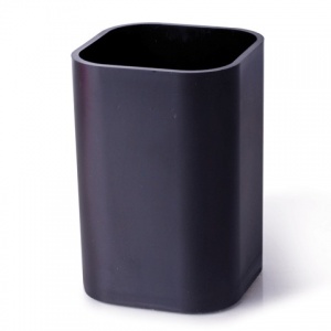 Подставка для пишущих принадлежностей Uniplast, пластик черный (22037)