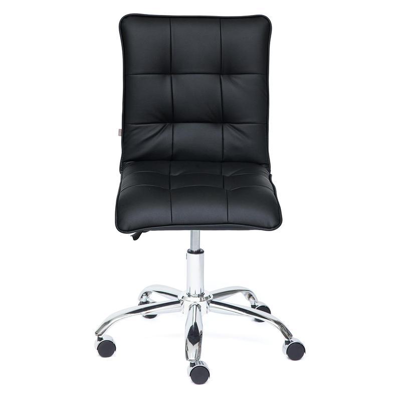 Кресло офисное Zero, кожзам черный, металл
