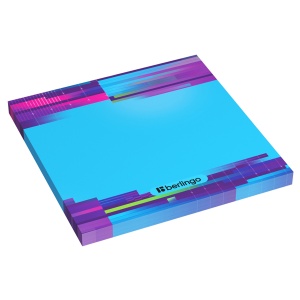 Стикеры (самоклеящийся блок) Berlingo Ultra Sticky Glitch, 75x75мм, 50л, с рисунком (LSn_39S14)