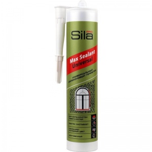 Герметик силиконовый универсальный Sila Pro Max Sealant прозрачный, 280мл