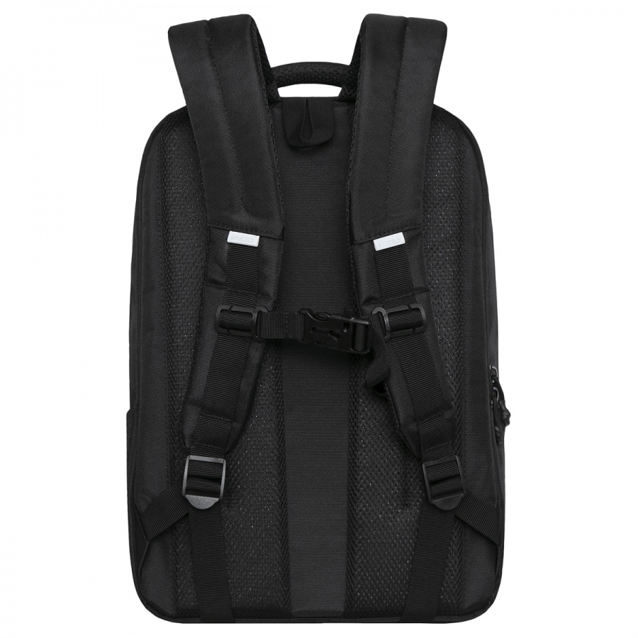 Рюкзак школьный Grizzly, 29x41,5x18см, 2 отделения, 3 кармана, анатомическая спинка, черный-оранжевый (RU-334-2/4)