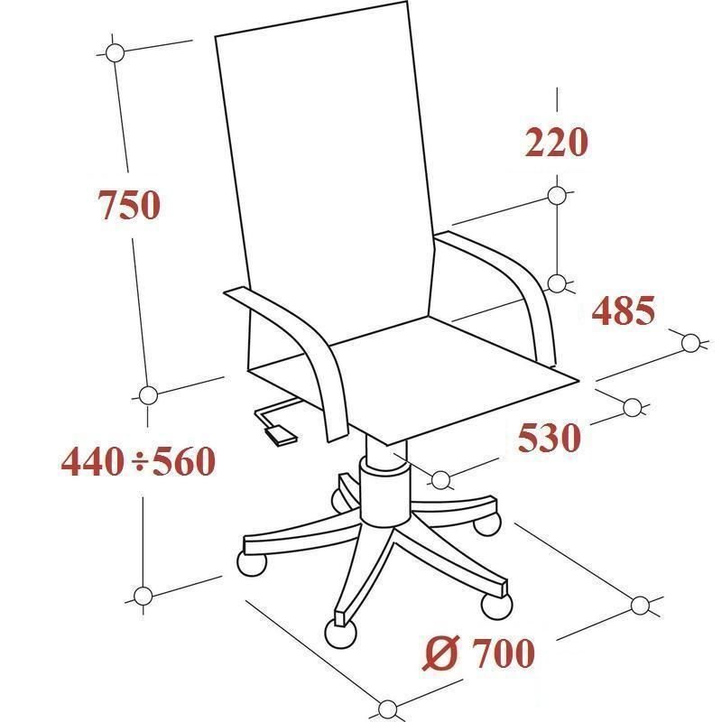 Кресло руководителя Easy Chair 655 TTW, сетка/кожзам черный/синий, пластик