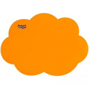 Доска для лепки А5 Мульти-Пульти "Облачко", фигурная, 800мкм, пластик, оранжевая, 10шт. (ДЛ_40435)