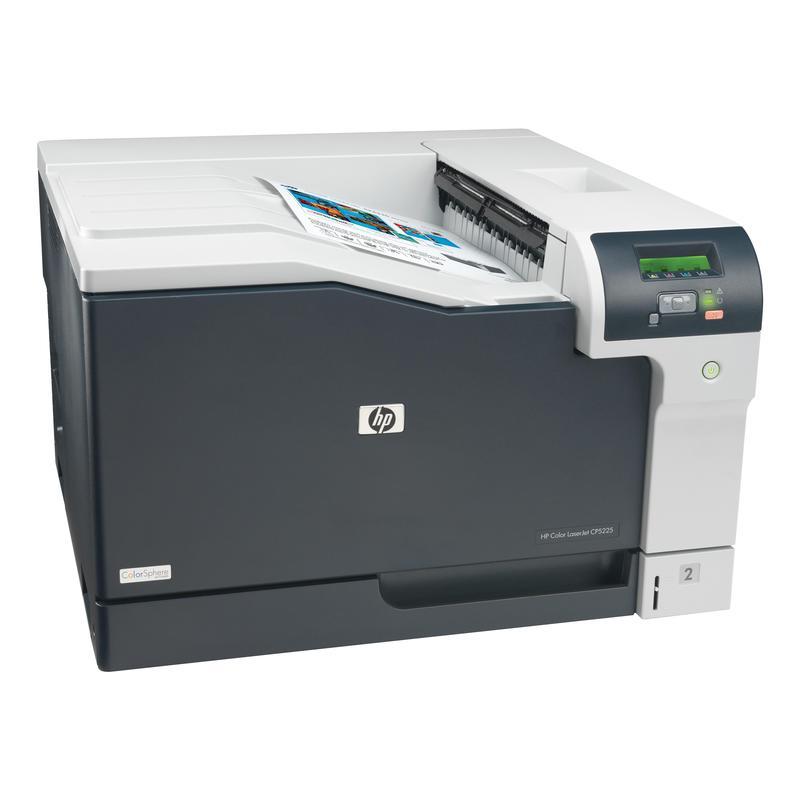 Принтер лазерный цветной HP Color LaserJet Pro CP5225, белый/черный, USB (CE710A)