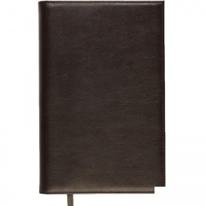 Ежедневник недатированный 160x250мм Boncarnet Prestige (190 листов) обложка кожа, коричневая (160x250мм)