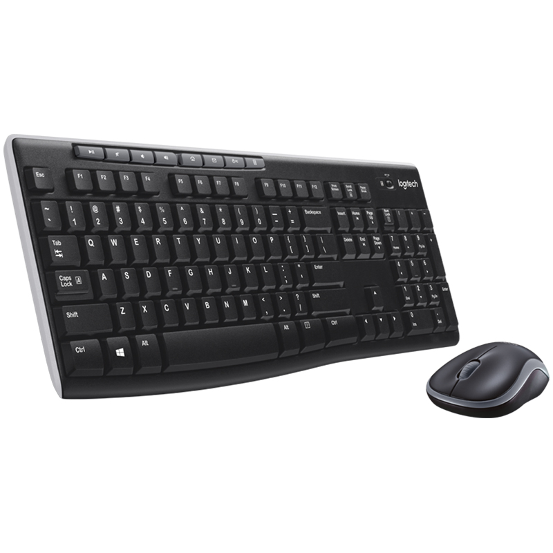 Набор клавиатура+мышь Logitech MK270, черный, беспроводной (920-004518)