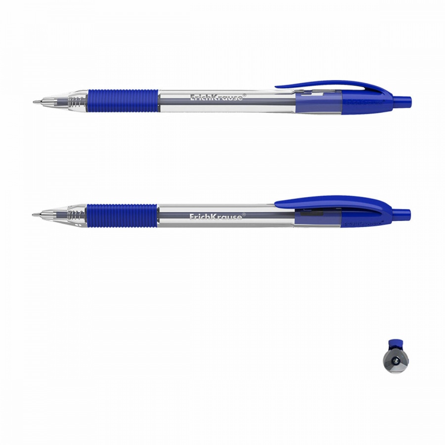Ручка шариковая автоматическая Erich Krause U-209 Classic (0.3мм, синий цвет чернил, масляная основа) (47578)