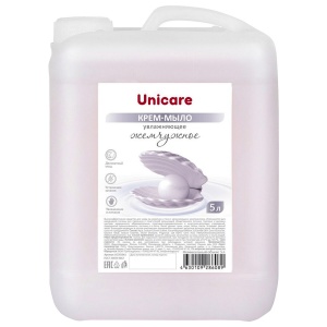 Мыло-крем жидкое Unicare "Жемчужное", 5000мл, увлажняющее, канистра, 2шт. (UC501061)