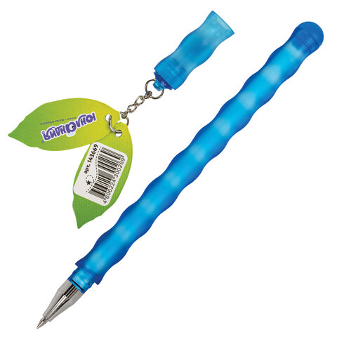 Ручка гелевая стираемая Юнландия &quot;Горошек&quot; (0.35мм, синяя) 24шт. (143669)
