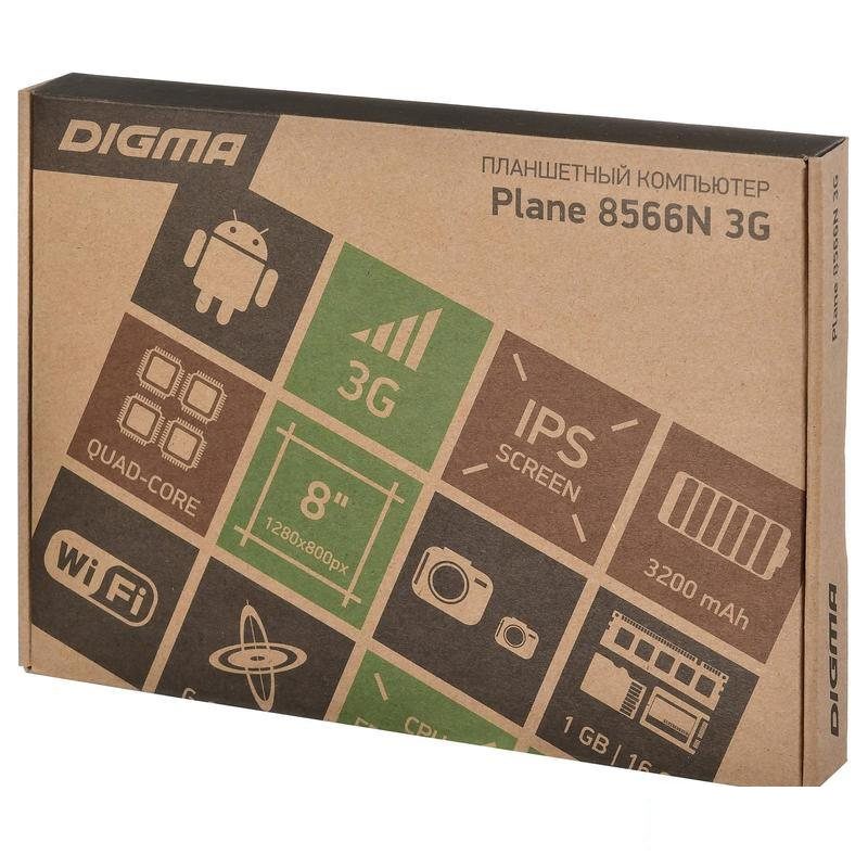 Планшет Digma Plane 8566N 3G MT8321 4C