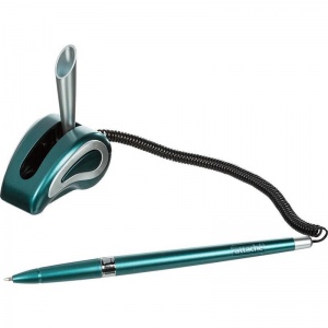 Ручка шариковая на липучке для стены/стола Attache (0.5мм, синий цвет чернил, корпус синий) 1шт.