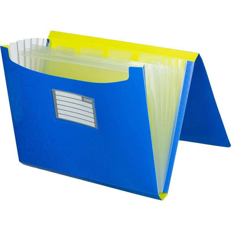 Папка-органайзер Leitz UrbanChic (А4, до 250 листов, 5 отделений) синяя
