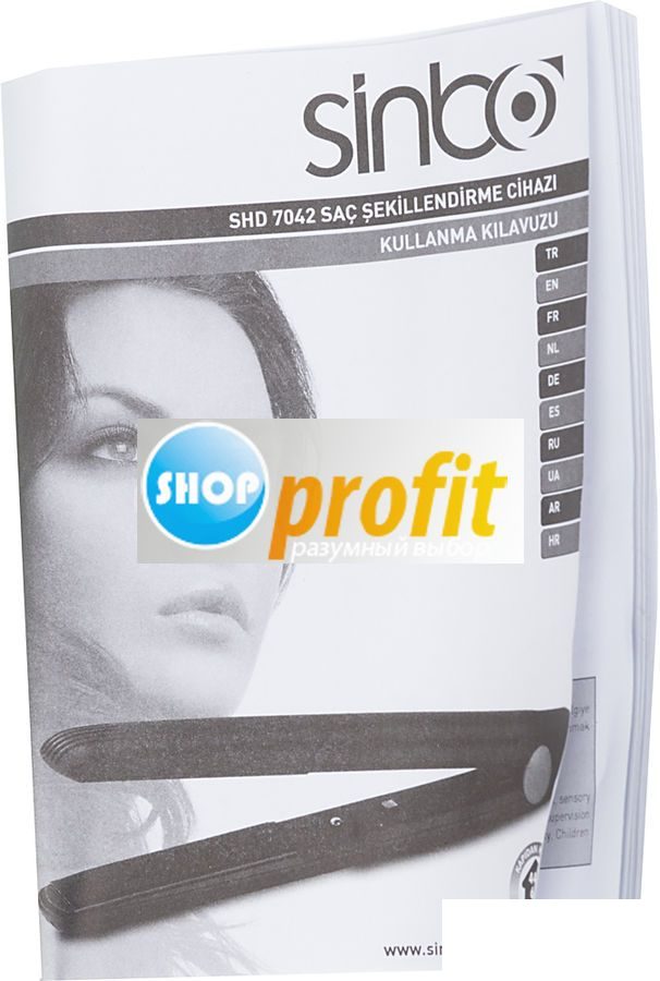 Выпрямитель для волос Sinbo SHD 7042, черный (SHD 7042)