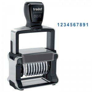 Нумератор автоматический Trodat 55510 (10-разрядный, высота шрифта 5мм, металлический) (130046)